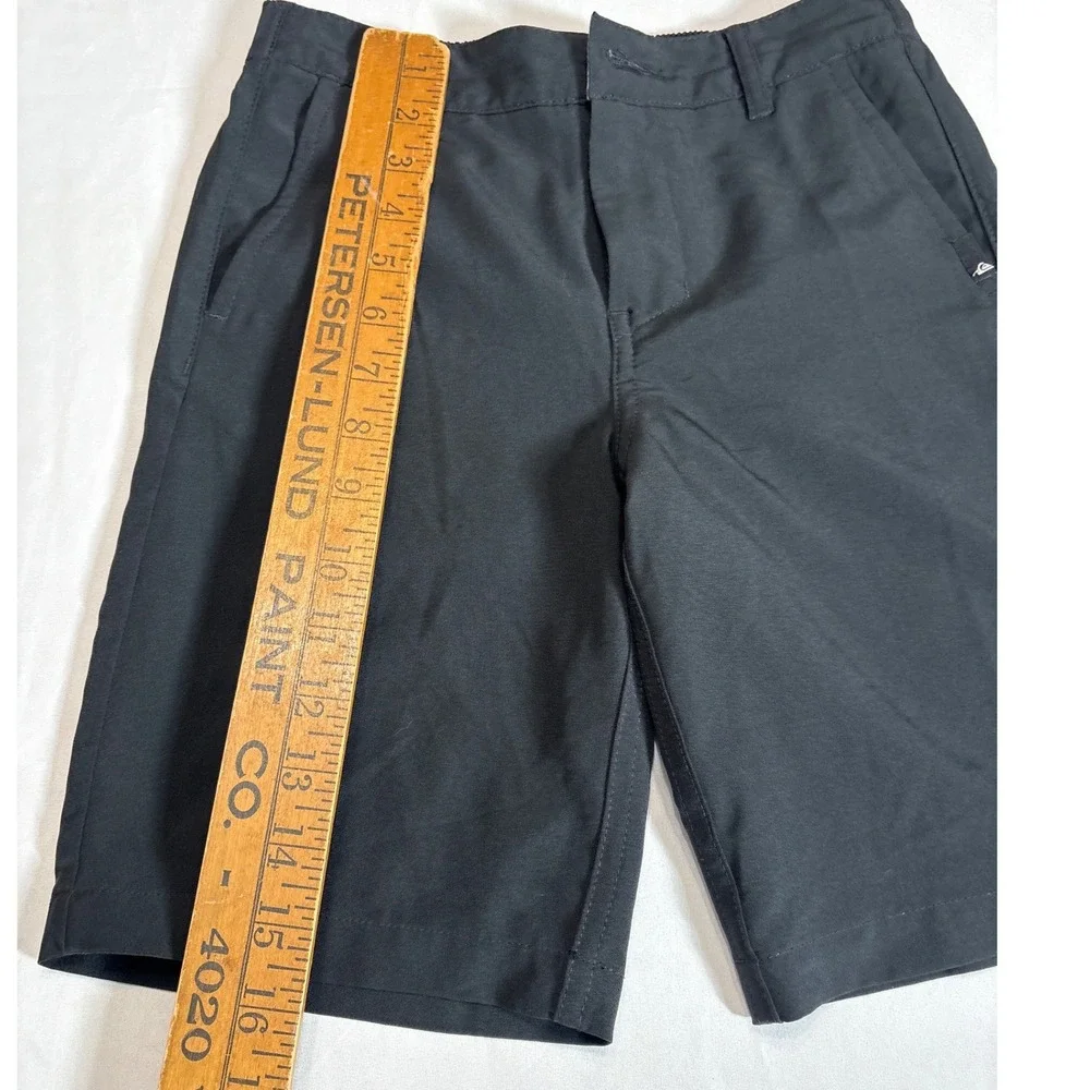 Quiksilver Kids Amphibian Hybrid Shorts Black 4-Way Stretch Size 7